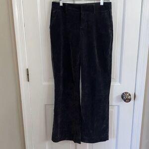 Coldwater Creek charcoal gray corduroy pants size 6P
